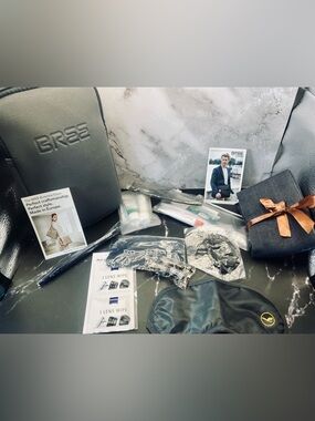 BREE business class amenity kit,provided to international airline travelers NWOT